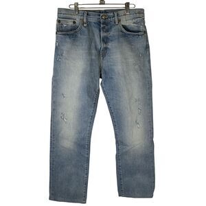 R13 Mens Distressed Light Wash Jeans Size 29